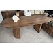 Eettafel Avila mangohout conische poot 220 cm