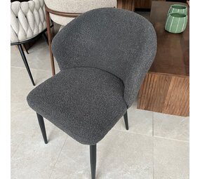 Stoel Laura antraciet boucle