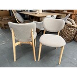 Eetkamerstoel japandi hout