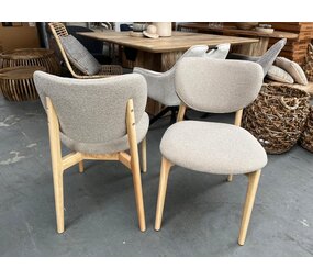 Eetkamerstoel japandi hout