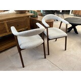 Eetkamerstoel japandi hout