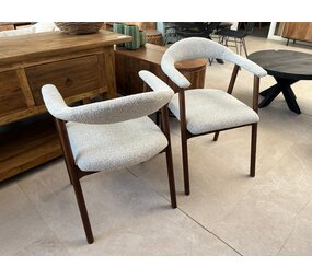 Eetkamerstoel japandi hout