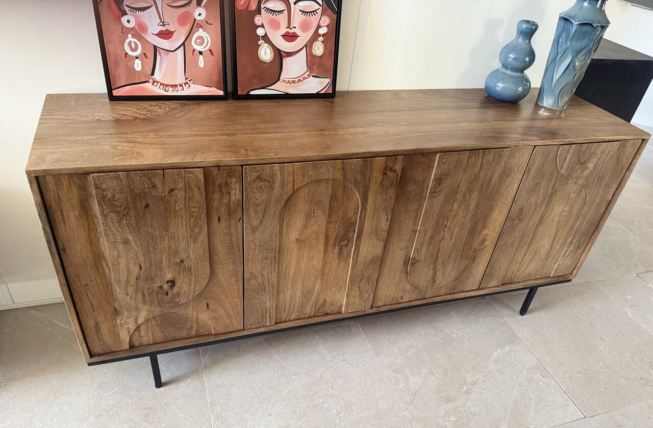 Dressoir massief mangohout | 180 cm Rosas