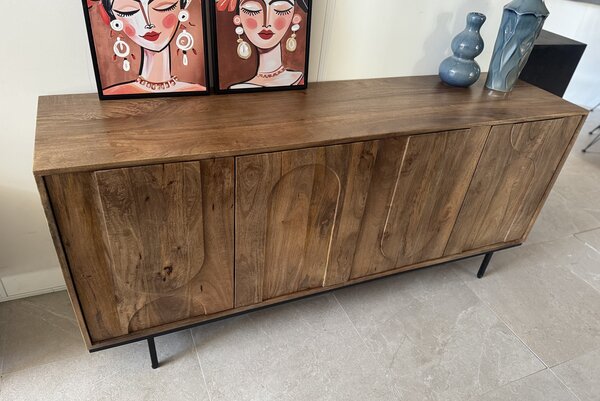 Dressoir massief mangohout | 180 cm Rosas
