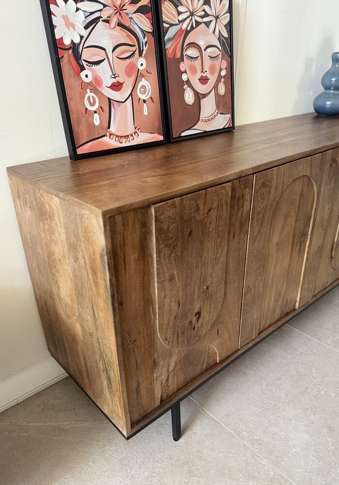 Dressoir massief mangohout | 180 cm