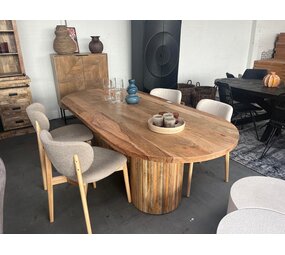 Eettafel Cadiz 220 cm mangohout