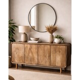 Dressoir Palma | 180 cm retro mangohout Dressoir Palma | 180 cm retro mangohout