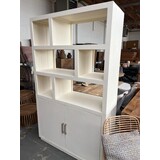 Livingfurn Wandkast Jaxx mangohout Wit