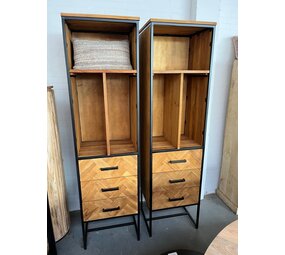 Livingfurn Open kast Accent Small teakhout