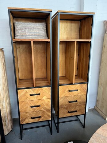 Livingfurn Open kast Accent Small teakhout 55 cm