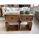 Set nachtkast Bali Bohemian mangohout