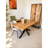 Hemelvaartsweekend SALE | Eettafel recht | mangohout - 140 cm Hemelvaartsweekend SALE | Eettafel recht | mangohout - 140 cm