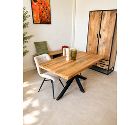 SALE | Eettafel recht | mangohout - 140 cm