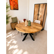 Hemelvaartsweekend SALE | Eettafel rond | mangohout - 140 cm