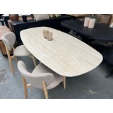 Eettafel Centro deens ovaal 180 cm / Keramiek travertin Eettafel Centro deens ovaal 180 cm / Keramiek travertin