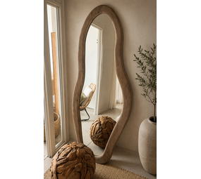 Livingfurn Spiegel organisch - massief hout
