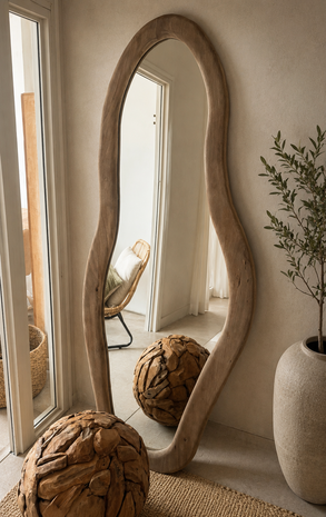 Livingfurn Spiegel organisch - massief hout Livingfurn Spiegel organisch - massief hout