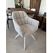 Set van 4 eetkamerstoelen taupe | beige frame | draaibaar
