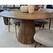 Eettafel rond mango moreno - houten poot Eettafel rond mango moreno - houten poot