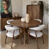 Ronde Eettafel Murcia | houten poot | 2 afmetingen Ronde Eettafel Murcia | houten poot | 2 afmetingen