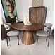 Eettafel rond mango moreno - houten poot Eettafel rond mango moreno - houten poot