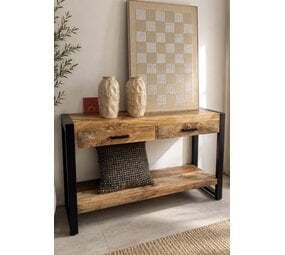 Wandtafel / sidetable Britt 120 cm mangohout