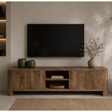 TV meubel Gerona | Mangohout | 2 afmetingen TV meubel Gerona | Mangohout | 2 afmetingen