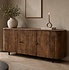 Dressoir Avila mangohout ribbel - 150 en 180 cm Dressoir Avila mangohout ribbel - 150 en 180 cm