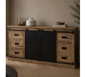 Dressoir Bilbao/ Lotte mangohout 160 cm Dressoir Bilbao/ Lotte mangohout 160 cm