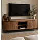 TV Meubel Pedrera 170 - open vak mangohout ribbel TV Meubel Pedrera 170 - open vak mangohout ribbel