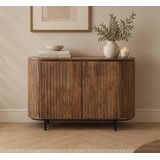 Dressoir Pedrera 115 cm Mangohout ribbel retro Dressoir Pedrera 115 cm Mangohout ribbel retro