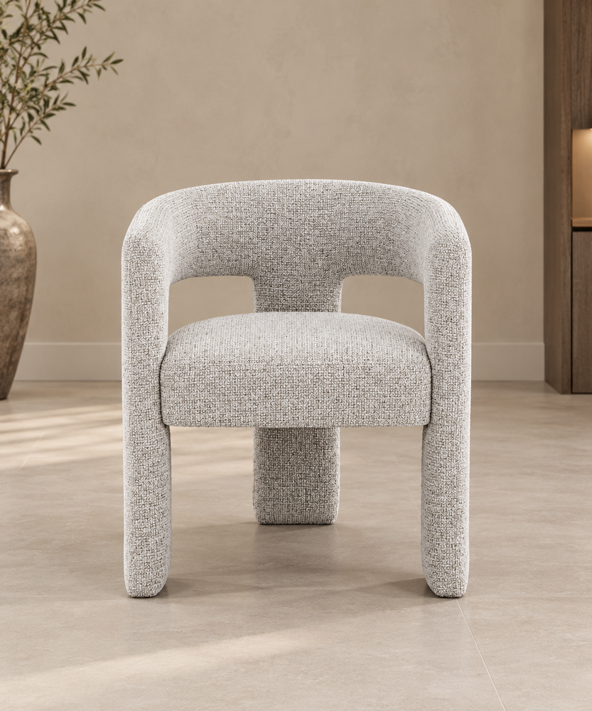 Eetkamerstoel Amelia | Beige | Stof Eetkamerstoel Amelia | Beige | Stof