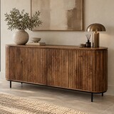 Dressoir Pedrera retro 150 en 180 cm mangohout Dressoir Pedrera retro 150 en 180 cm mangohout