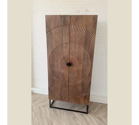 Kast Altea carved - mangohout bruin of zwart