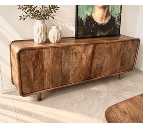 Dressoir Palma | 180 cm retro mangohout Dressoir Palma | 180 cm retro mangohout