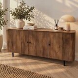Dressoir Avila mangohout ribbel - 150 en 180 cm Dressoir Avila mangohout ribbel - 150 en 180 cm