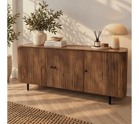 Dressoir Avila mangohout ribbel - 150 en 180 cm Dressoir Avila mangohout ribbel - 150 en 180 cm