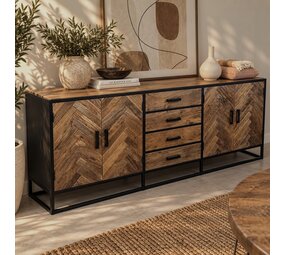 Dressoir visgraat 210 mangohout Remi Dressoir visgraat 210 mangohout Remi