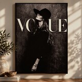 Schilderij | Vrouw Vogue | 105 x 70 cm