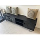 TV-Meubel | Carved Zwart | 190 cm TV-Meubel | Carved Zwart | 190 cm