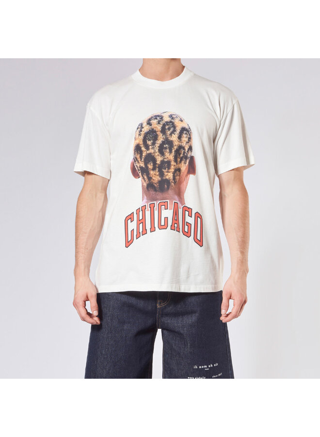 Chicago Player + Logo T-Shirt - Off-White