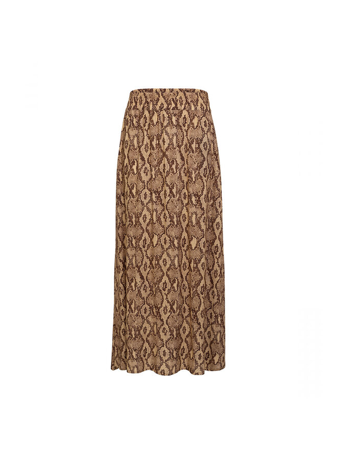 Gasira Skirt - Snake Print Brown