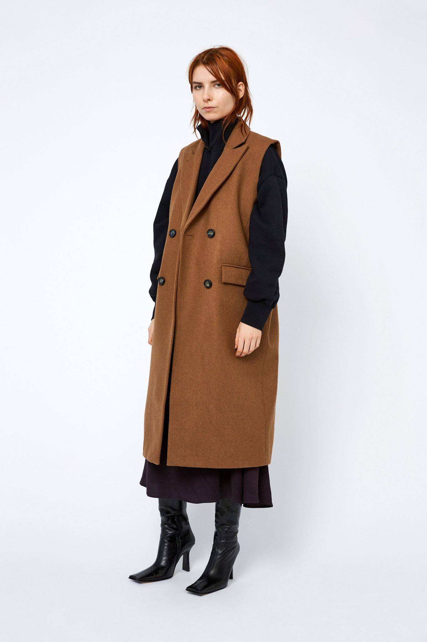 Aggie Coat - Toffee-2