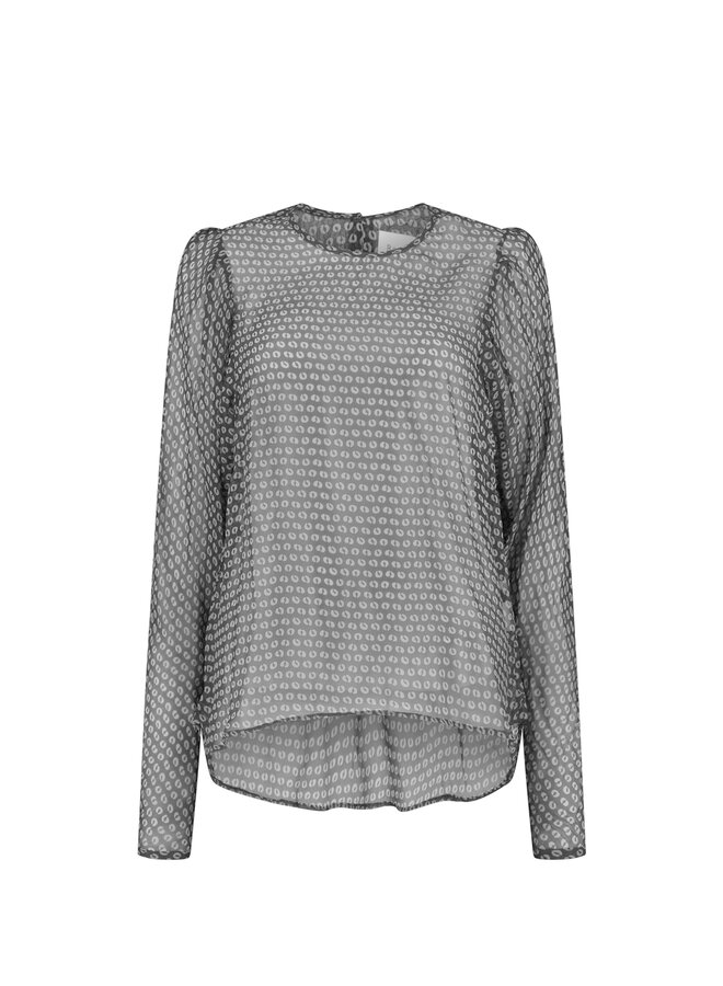 Beatrice Top - Black/Grey