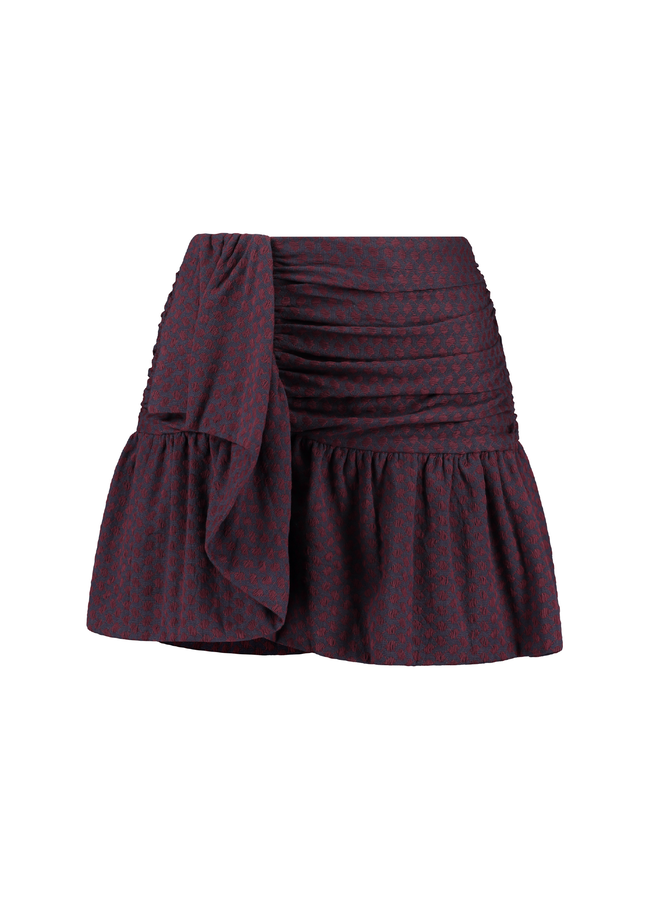 Zahara Skirt - Red/Purple