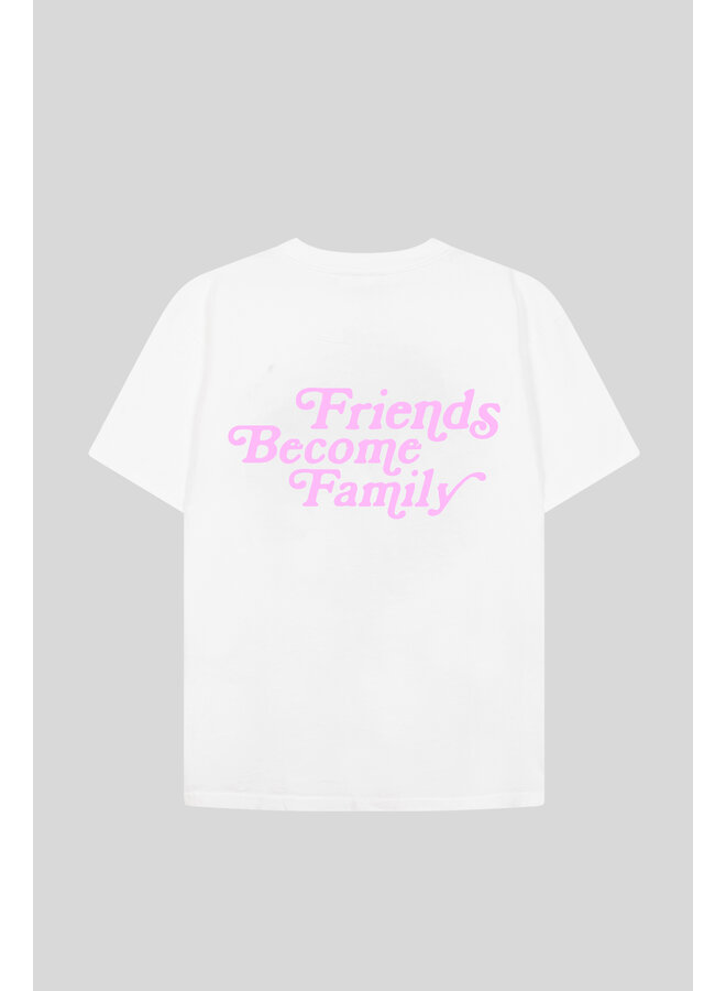 FBF MIXED Tee - White/Pink