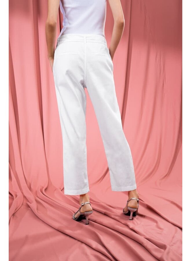 Linen Trousers - White