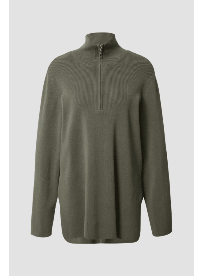 Lennika Zip Sweater - Green