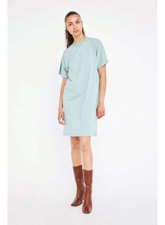 Brooklyn Logo Dress - Blue