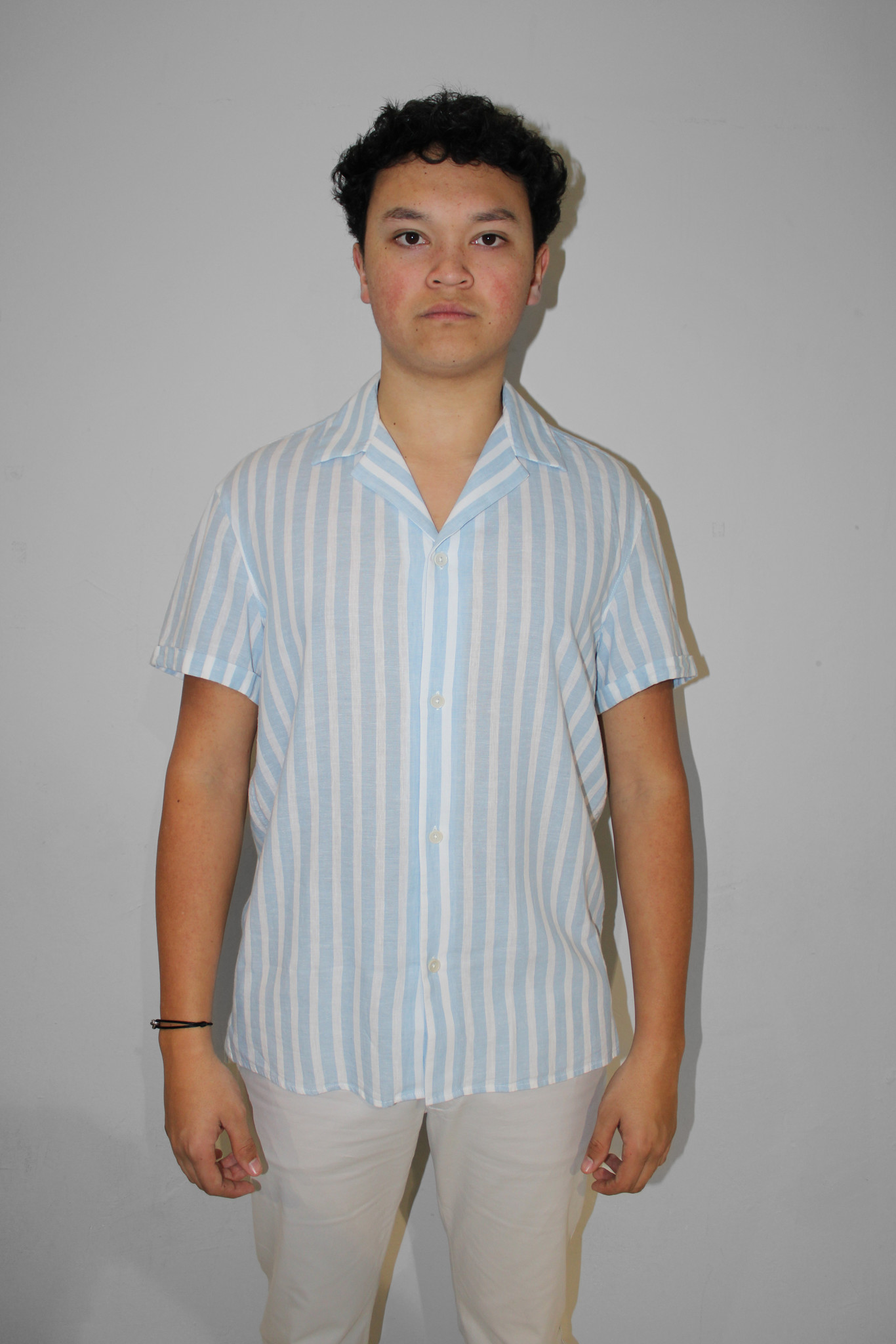 Bijan Stripe Shirt - 3900 Blue-1